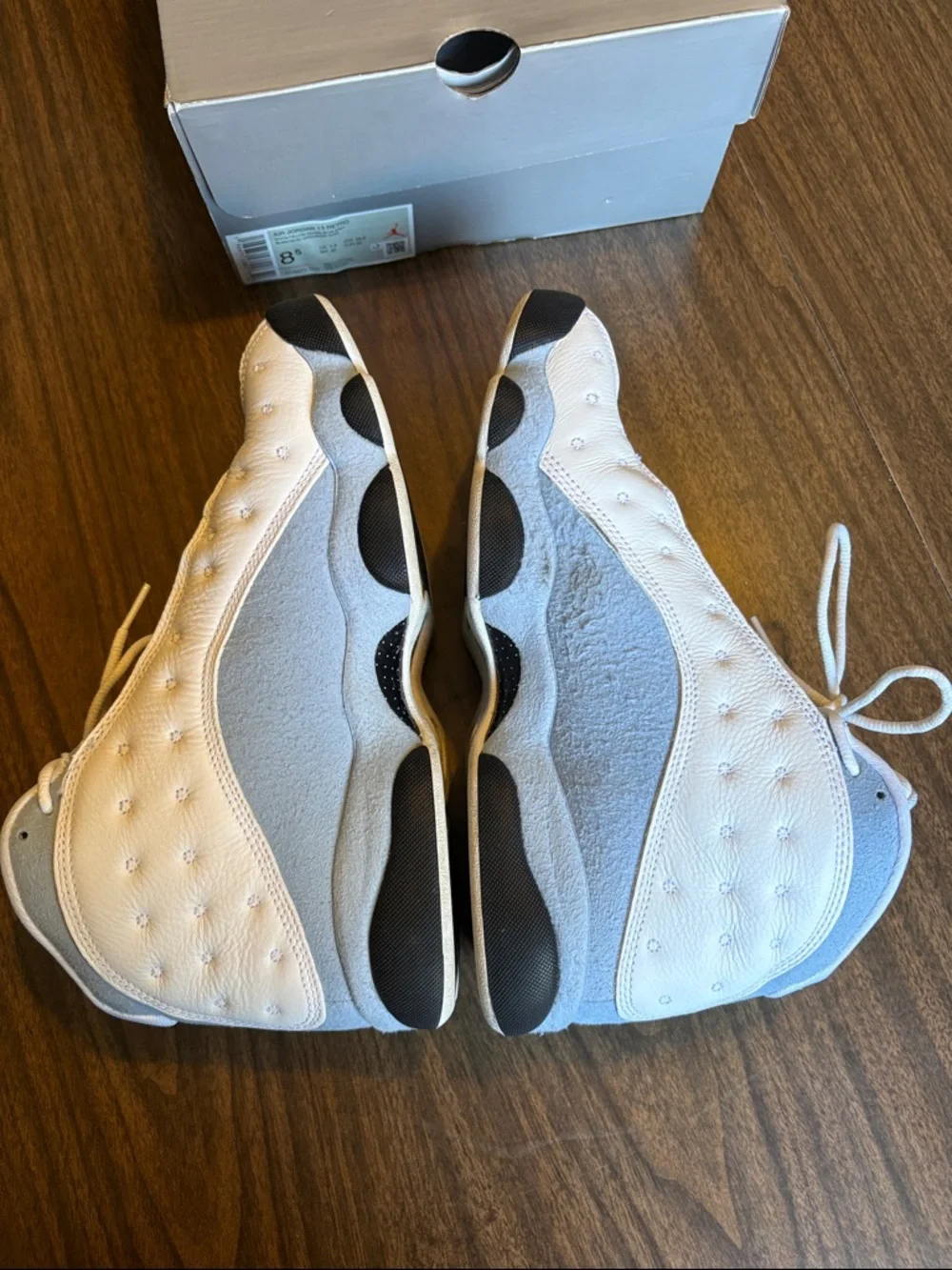 Nike Air Jordan 13 Retro Size 8.5 Blue Gray White Low Top Shoes